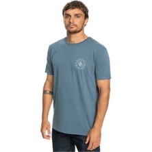 Quiksilver Planetpositive Erkek Mavi Tişört