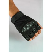 Combat Tactical Outdoor Kesik Parmaksız Eldiven Asker Polis Dağcı Sporcu Bisikletçi Kemik Eldiveni