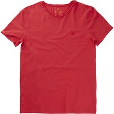 Bad Bear Solid T-Shirt Vermilion Basic Kırmızı Erkek Tişört