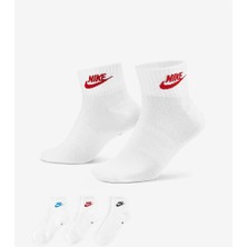 Nike U Nk Nsw Everyday Essential An Beyaz Renkli M Beden Yumuşak Doku ile Konforlu Çorap