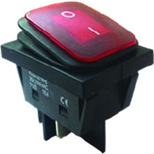 Geniş Nokta Işıklı Kırmızı