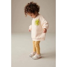 Snook "Hello Sunshine" Baskılı Eşofman Takımı – Krem Üst & Sarı Alt