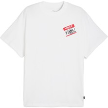 Puma Hooperhotline Erkek Beyaz Basketbol T-Shir.01