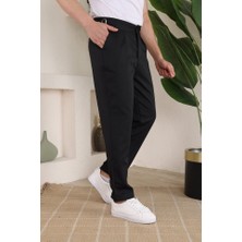 Erkek Duble Paça Yandan Tokalı Cord Desenli Pantolon