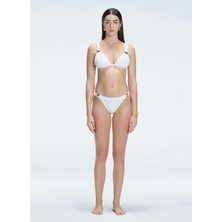 Moeva Beyaz Kadın Bikini Alt Zella