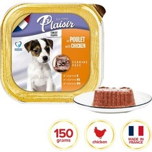Plaisir Tavuk Etli Yavru Köpek Maması 150GR X4 Adet