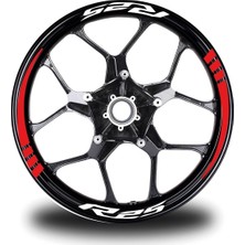 Yamaha Xmax 250 2 Kesikli Siyah Renk Sticker Modeli Jant Dahil