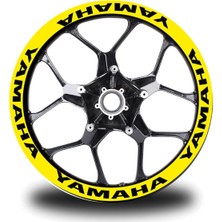 Yamaha Yazılı 16LI Jant Içi Yazı Sticker Etiket