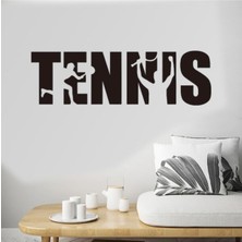 1 Parça Duvar Özel Yeni Sticker Yaratıcı Ingilizce Tenis Yatak Odası Spor Salonu Duvar Çıkartması