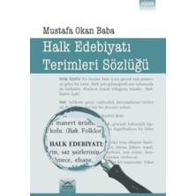 Halk Edebiyatı Terimleri Sözlüğü
