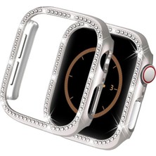 Alstrap Apple Watch 11-10 46MM Uyumlu Starlight Zarif Elmas Taşlı Kasa Koruyucu