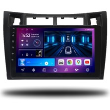 Caros Toyota Yaris 2007-2011 Uyumlu Android Multimedya 6gb Ram 128GB Hafıza