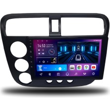 Caros Honda Civic V-Tec 2001-2006 Uyumlu Android Multimedya 6gb Ram 128GB Hafıza