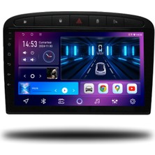 Carplayer Caros Peugeot 308 2007-2013 Uyumlu Android Multimedya 6gb Ram 128GB Hafıza