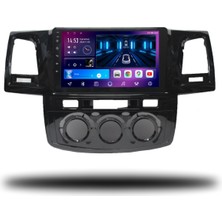 Carplayer Caros Toyota Hilux 2008-2015 Manuel Klima Uyumlu Android Multimedya 6gb Ram 128GB Hafıza