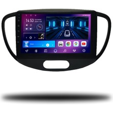 Caros Hyundai I10 2008-2012 Uyumlu Android Multimedya 6gb Ram 128GB Hafıza