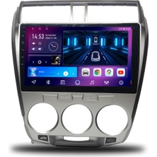 Carplayer Caros Honda City 2009-2012 Manuel Klima Uyumlu Android Multimedya 4gb Ram 64GB Hafıza