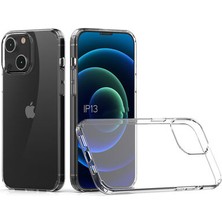 iPhone 13 Mini Tam Koruma Şeffaf Sert Kılıf Rcv/coss