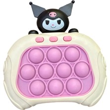 Kuromi Işıklı Elektronik Popit Quick Push Konsol Eğitici