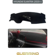 Hyundai Elantra 2020+TORPİDO Koruma Halısı Gri Kenar