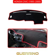 Honda Cıvıc 1995-2000TORPİDO Koruma Halısı Kırmızı Kenar