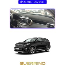 Kia Sorento 2018+TORPİDO Koruma Halısı Mavi Kenar