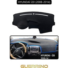 Hyundai I20 2008-2014TORPİDO Koruma Halısı Siyah Kenar