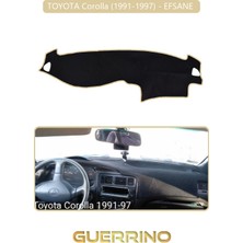 Toyota Corolla (1991-1997) - Efsane Torpido Koruma Halısı Bej Kenar