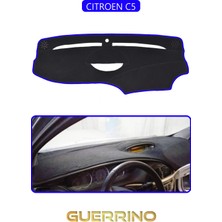 Cıtroen C5TORPİDO Koruma Halısı Mavi Kenar