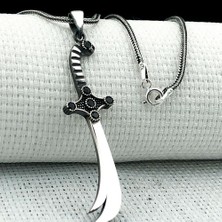 Osmanlı Tuğralı Üçgen Cevseni Kebir 925 Ayar Gümüş Erkek Kolye Ucu