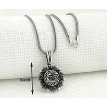 Muhr U Süleyman 925 Ayar Gümüş Erkek Kolye