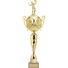 ODAK KUPA - Figürlü Kupalar - Voleybol Kadın Figürlü Kupalar FG-090 A - 70 cm