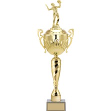ODAK KUPA - Figürlü Kupalar - Voleybol Kadın Figürlü Kupalar FG-090 B - 62 cm
