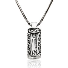 Zulfikar Kılıcı Çevşen Erkek 925 Ayar Gümüş Kolye