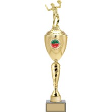 ODAK KUPA - Figürlü Kupalar - Voleybol Kadın Figürlü Kupalar FG-083 C - 58 cm