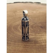 Zülfikar Kebir Dualı Cevşen 925 Ayar Gümüş Erkek Kolye Ucu