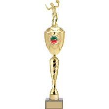 ODAK KUPA - Figürlü Kupalar - Voleybol Kadın Figürlü Kupalar FG-083 B - 64 cm