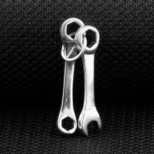 Anahtar Tasarımlı 925 Ayar Gümüş Erkek Kolye Ucu