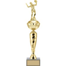 ODAK KUPA - Figürlü Kupalar - Voleybol Kadın Figürlü Kupalar FG-075 B - 51 cm