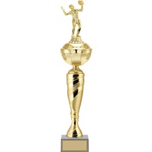 ODAK KUPA - Figürlü Kupalar - Voleybol Kadın Figürlü Kupalar FG-075 A - 55 cm