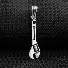 Ingiliz Anahtarı 925 Ayar Gümüş Erkek Kolye