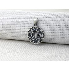 Besmele I Şerifdualı  925 Ayar Gümüş Erkek Kolye Ucu