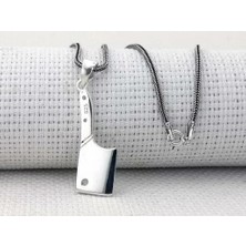 Satır 925 Ayar Gümüş Erkek Kolye