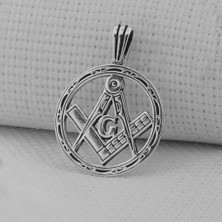 Mason Tasarım 925 Ayar Gümüş Erkek Kolye Ucu