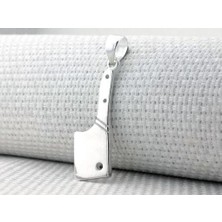 Satır 925 Ayar Gümüş Erkek Kolye Ucu