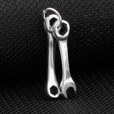 Tamir Anahtarı 925 Ayar Gümüş Erkek Kolye Ucu