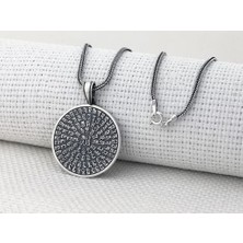 Allahın 99 Ismi Yazılı Esmaul Husna 925 Ayar Gümüş Erkek Kolye