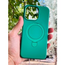 Apple iPhone 19 Kılıf Mgsafe Özellikli Standlı Pastel Renkler Azn-Reggal