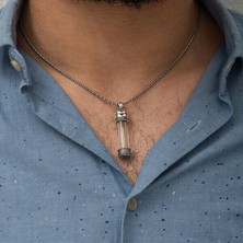 Içi Açıla Bilen Kabi Çevşen Muskalık Erkek 925 Ayar Gümüş Kolye