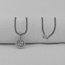 Allah Yazılı Kebir Dualı Cevşen 925 Ayar Gümüş Erkek Kolye